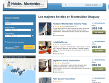 Tablet Screenshot of hotelesenmontevideo.org